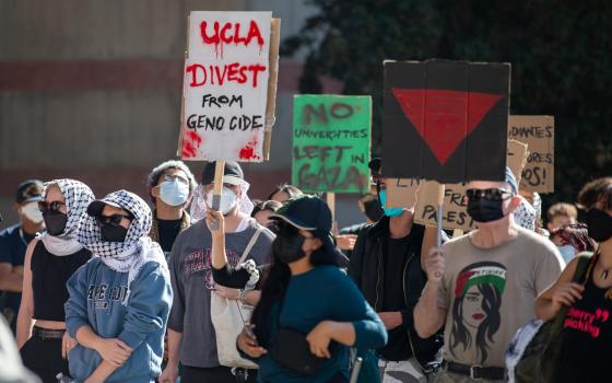 وقفة طلابية داعمة لفلسطين