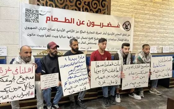 المضربون عن الطعام في الأردن