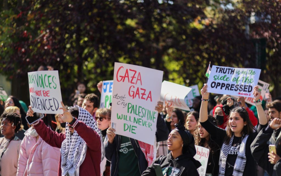 اعتصام طلابي داعم لفلسطين