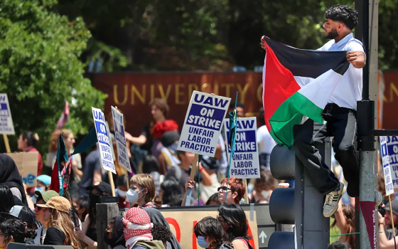 نشاط طلابي داعم لفلسطين