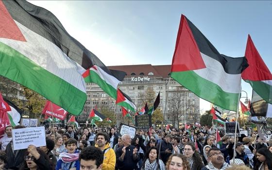 مظاهرة داعمة لفلسطين