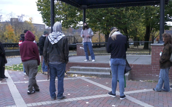 "تضامن بينجهامبتون” يتظاهر تنديدًا بدعم الحزبين للاحتلال