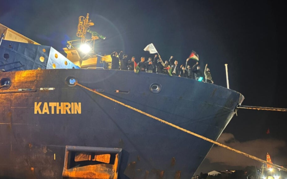 أنصار فلسطين في تركيا على متن سفينة كاثرين