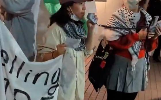 احتجاج في طوكيو أمام السفارة التركية