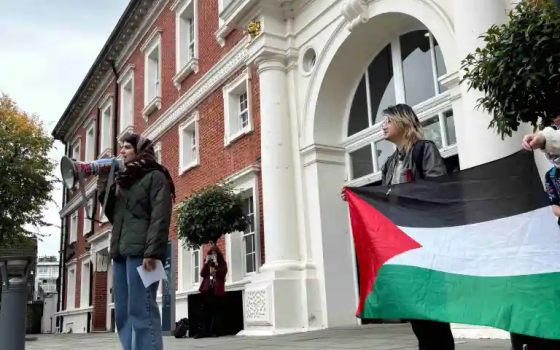 وقفة طلابية داعمة لفلسطين