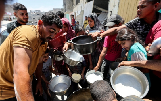 مظاهر المجاعة في غزة