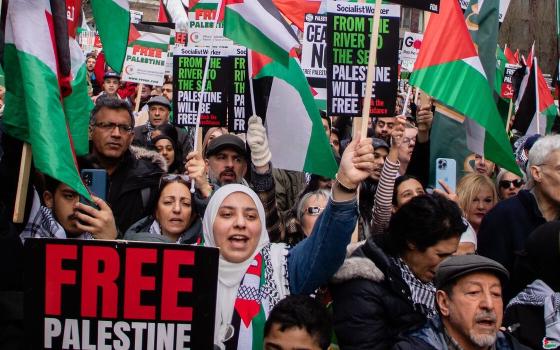 مظاهرة داعمة لفلسطين