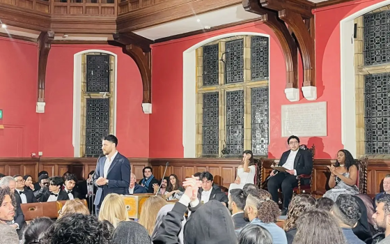 مناظرة بين مؤيدي فلسطين والاحتلال في اتحاد أكسفورد