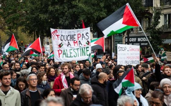 مظاهرة داعمة لفلسطين