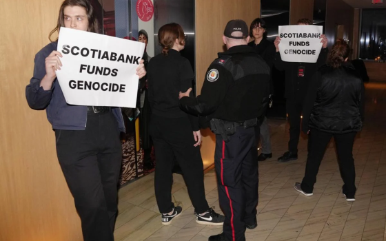 احتجاج داعم لفلسطين