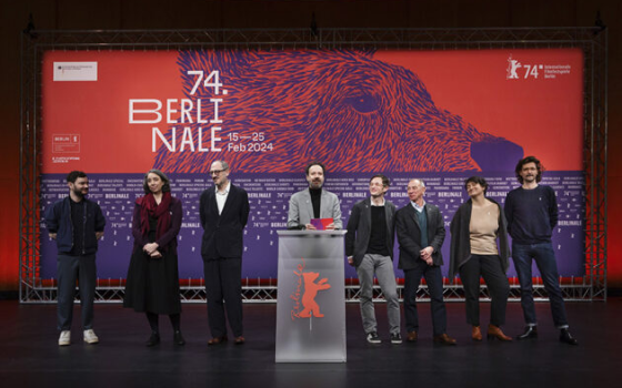 فنانون في مهرجان سينمائي في برلين