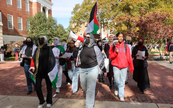 تحرك طلابي تضامني مع فلسطين