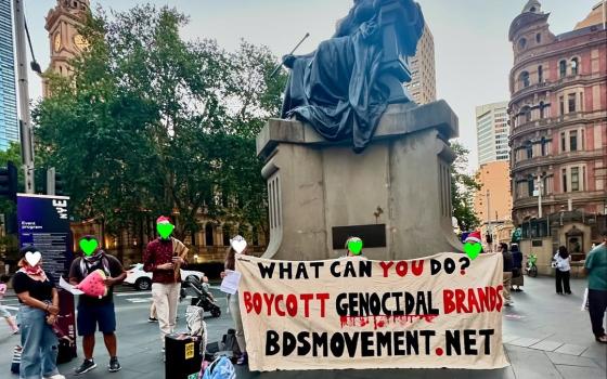 وقفة داعمة لفلسطين في أستراليا