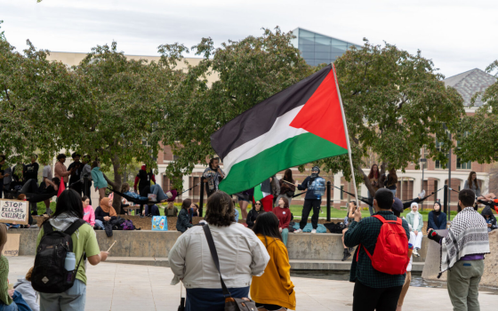 وقفة تضامنية لدعم فلسطين