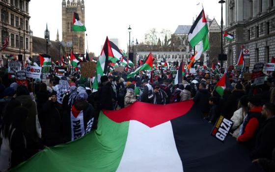 تحرك طلابي حاشد لدعم فلسطين