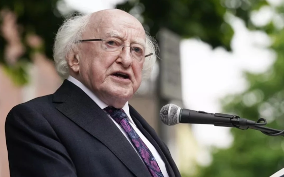 _الرئيس الأيرلندي مايكل د. هيجينز