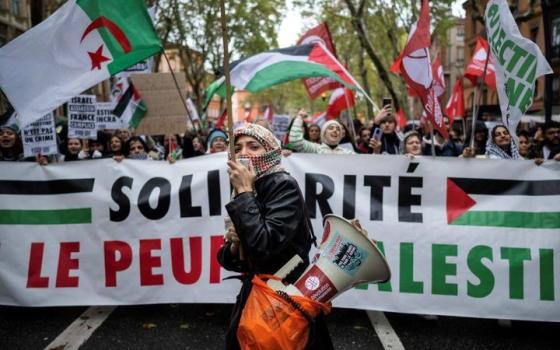 مسيرة داعمة لفلسطين في فرنسا