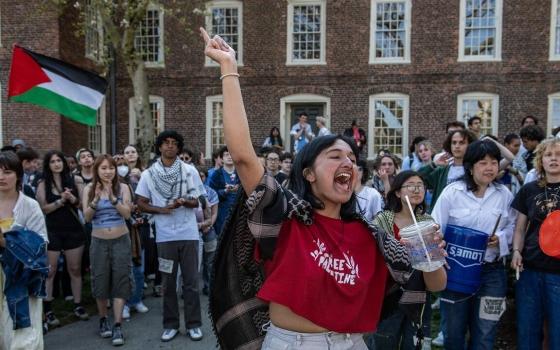 تحرك طلابي داعم لفلسطين