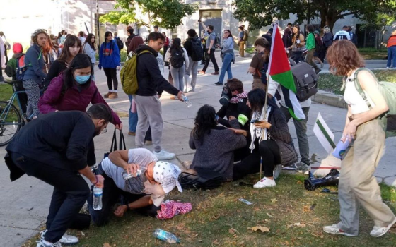 طلاب داعمون لفلسطين