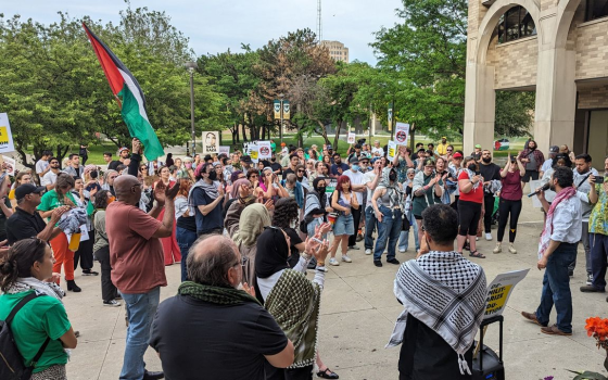 تحرك طلابي داعم لفلسطين