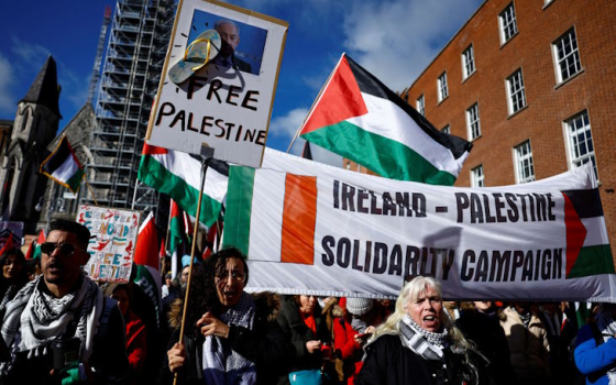 تظاهرة داعمة لفلسطين في أيرلندا