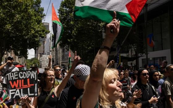 مظاهرة تضامنية مع فلسطين في أستراليا