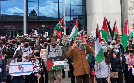 وقفة طلابية داعمة لفلسطين