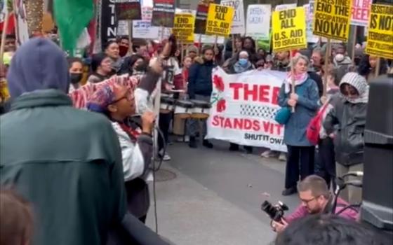 وقفة داعمة لفلسطين