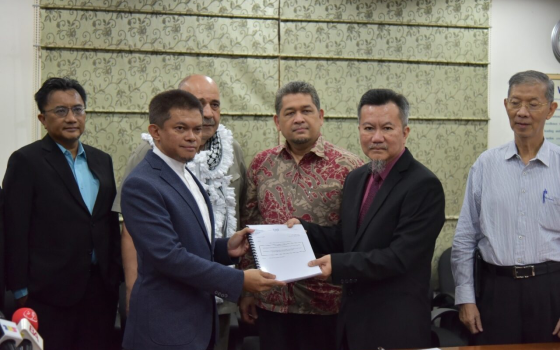 أكاديميون ماليزيون داعمون لفلسطين