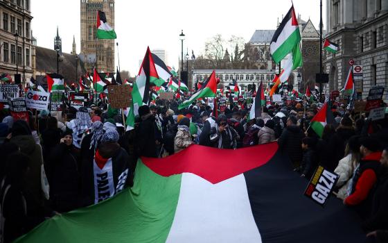 مظاهرة داعمة لفلسطين