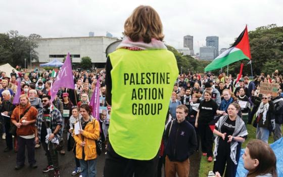 وقفة أسترالية لدعم فلسطين