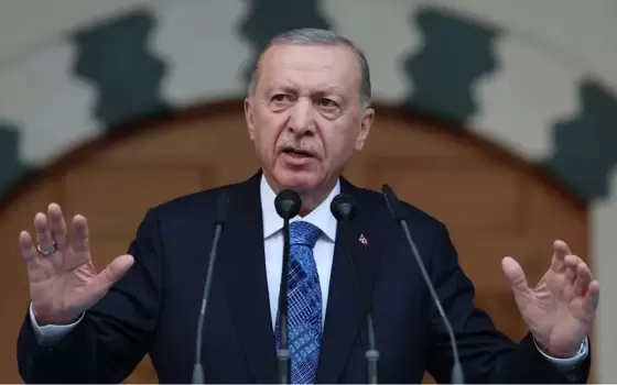 الرئيس التركي رجب الطيب أردوغان