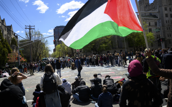 وقفة طلابية داعمة لفلسطين