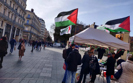 وقفة داعمة لفلسطين في فرنسا