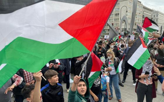 مظاهرة داعمة لفلسطين في كندا