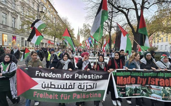مظاهرة داعمة لفلسطين في ألمانيا