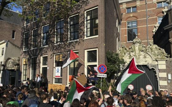 احتجاج طلابي في أمستردام دعمًا لفلسطين