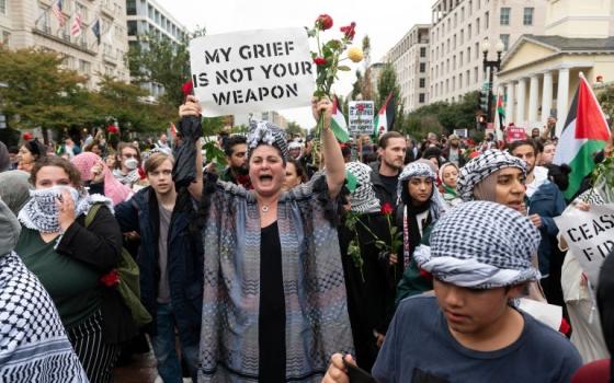 احتجاج أيرلندي داعم لفلسطين