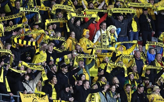 مشجعو الفريق النرويجي بودو غليمت