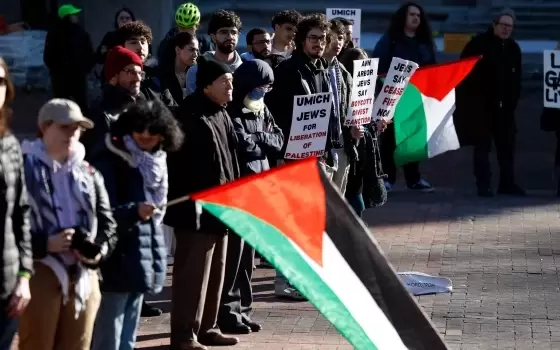 وقفة طلابية داعمة لفلسطين