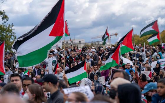 مظاهرة داعمة لفلسطين