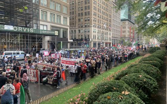 مسيرة داعمة لفلسطين في نيويورك