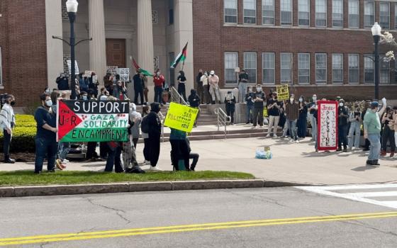 احتجاج لدعم فلسطين في روتشستر_