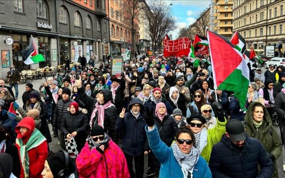 احتجاجات في السويد ضد خطة ترامب لتهجير فلسطينيي غزة