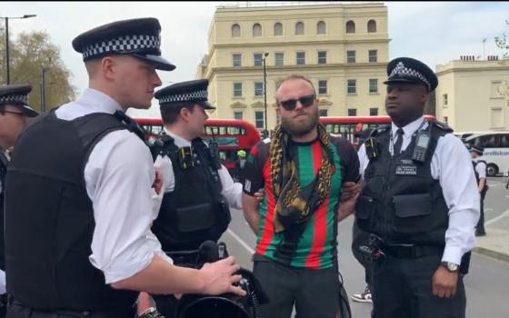 اعتقالات في صفوف المتظاهرين المؤيدين لفلسطين في لندن