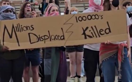 "نتضامن مع غزة".. احتجاج بجامعة سينسيناتي للمطالبة بسحب الاستثمارات