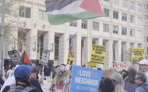في واشنطن.. احتجاج داعم للطلاب الدوليين وتضامنًا مع فلسطين