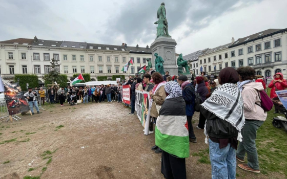 أطباء عائدون من غزة.. احتجاج لمضربين عن الطعام أمام مفوضية أوروبا