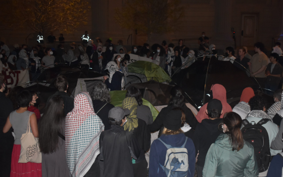 “سنبيت هنا الليلة”..  طلاب "ييل" يعيدون إنشاء مخيمهم رفضًا لزيارة "بن غفير