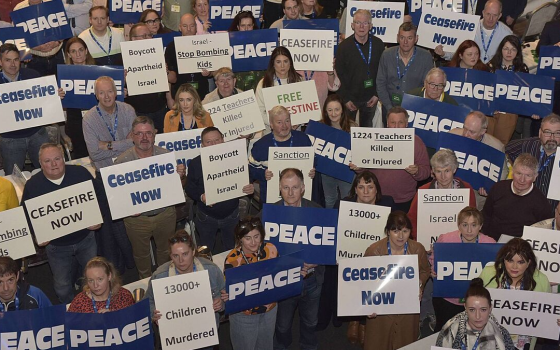 معلمو فلسطين يثمّنون دعم المعلمين الأيرلنديين للمقاطعة